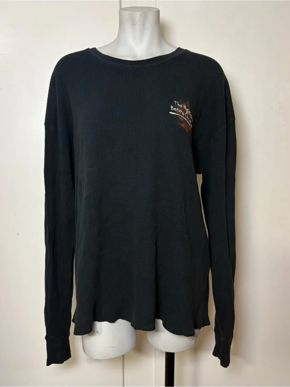 Vintage 90s/Y2K The Nightmare Before Christmas Disney Graphic Long Sleeve Top